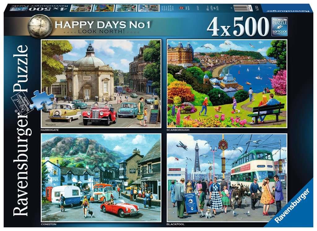 Ravensburger 15032 Happy Days No. 1 4 x 500 Piece Jigsaw Puzzle