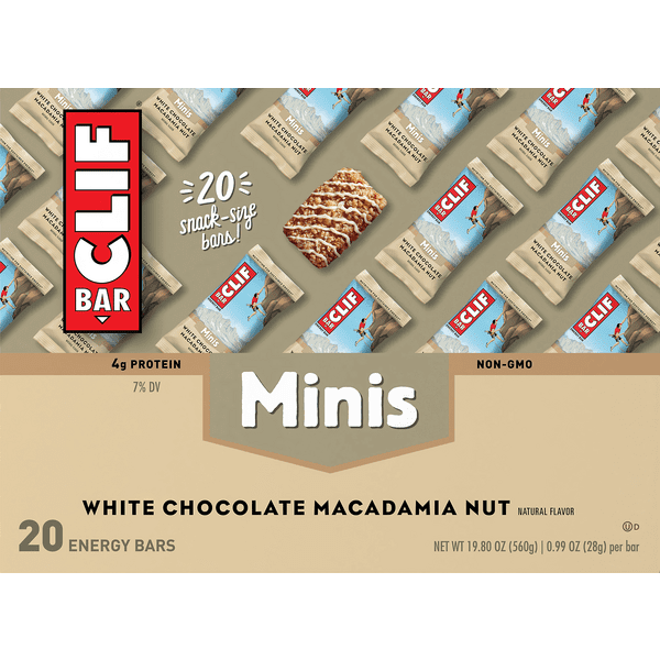 CLIF BAR Minis White Chocolate Macadamia Nut Energy Bars