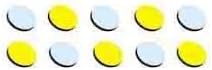 Acupressure Health Care Product ACP Byol Magnet Sujok Set of 10 (0.5 cm, Assorted)