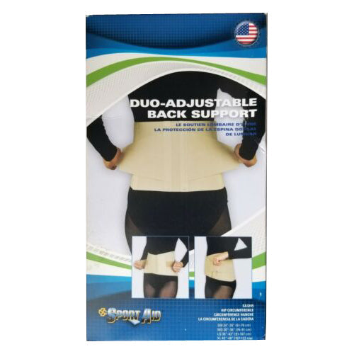 Scott Specialties, Scott Specialties Duo Adjustable Back Support All Elastic Medium 30-34, 1 Each