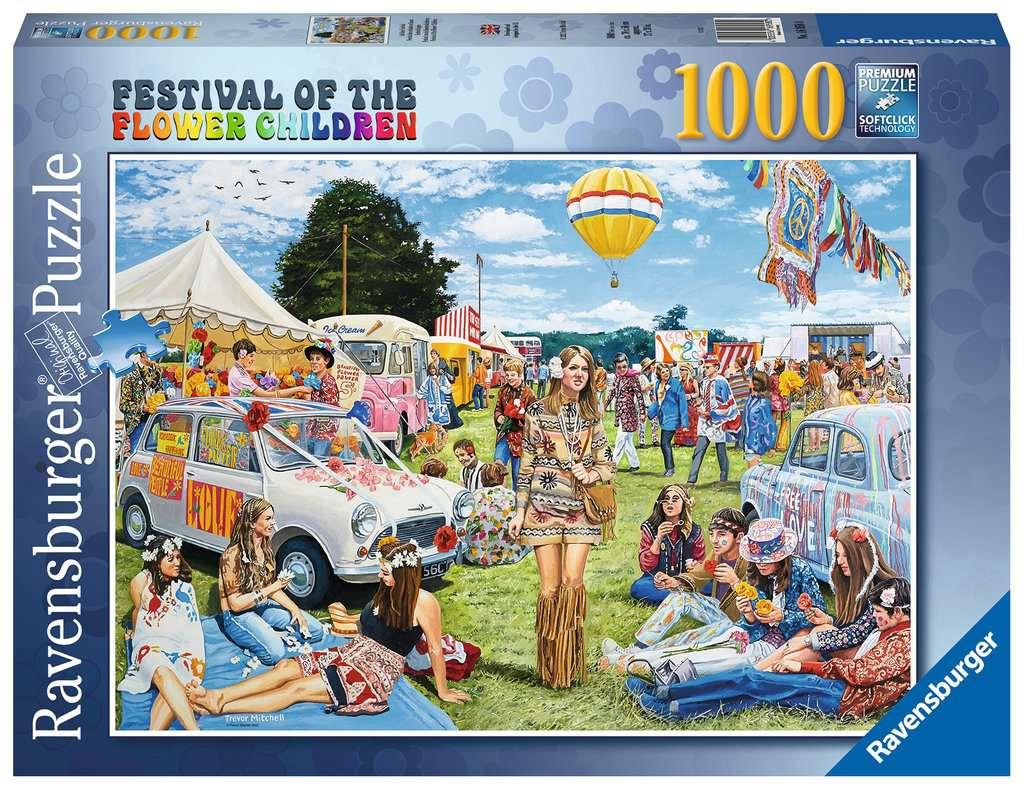 Ravensburger Festival of the Flower Children 1000 Piece Jigsaw Puzzle