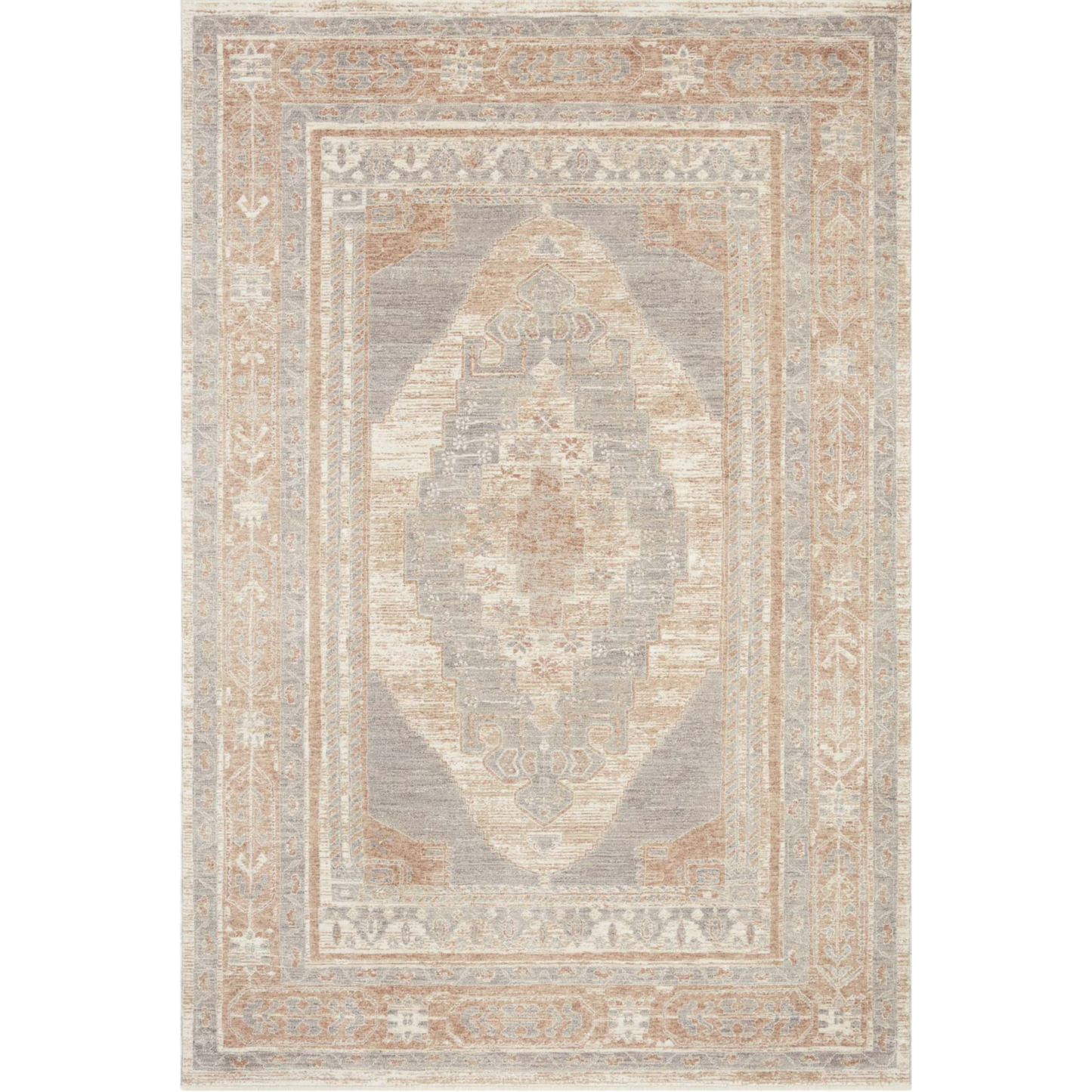 Carlisle Slate / Taupe Rug | Magnolia Home by Joanna Gaines x Loloi