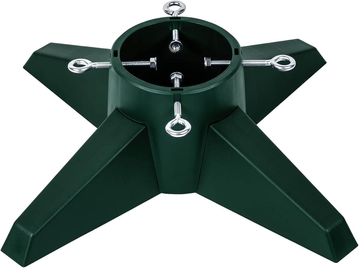 Harcohome Christmas Tree Stand Base for 8 Feet Fresh Tree Live Xmas Tree Base Stand for Decoration Christmas Tree Holder Stand for Real Trees (Green)