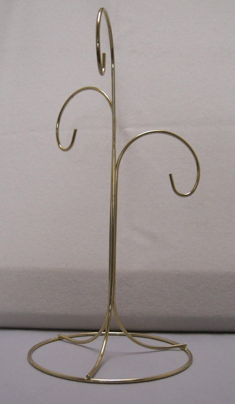 TRIPAR SS-TRI-34122 3 Arm Brass Finish Ornament Stand