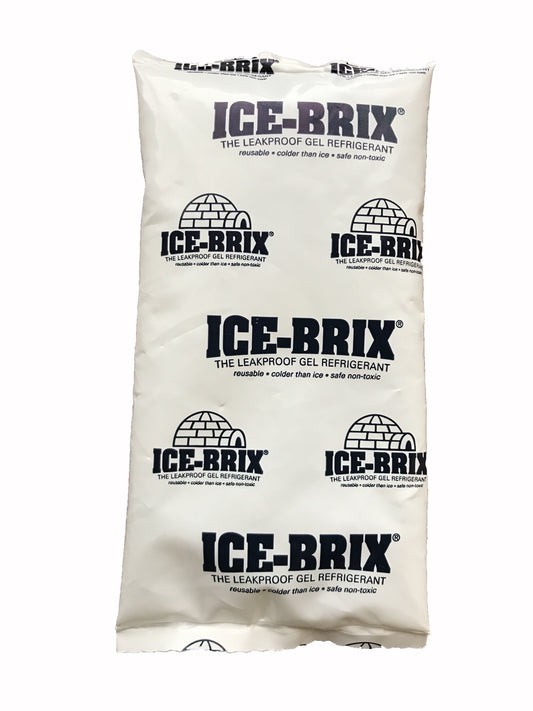 Ice-Brix Reusable Leakproof NonToxic Ice Pack 3oz Gel 5' x 2 3/4' x 3/4' (Qty96)