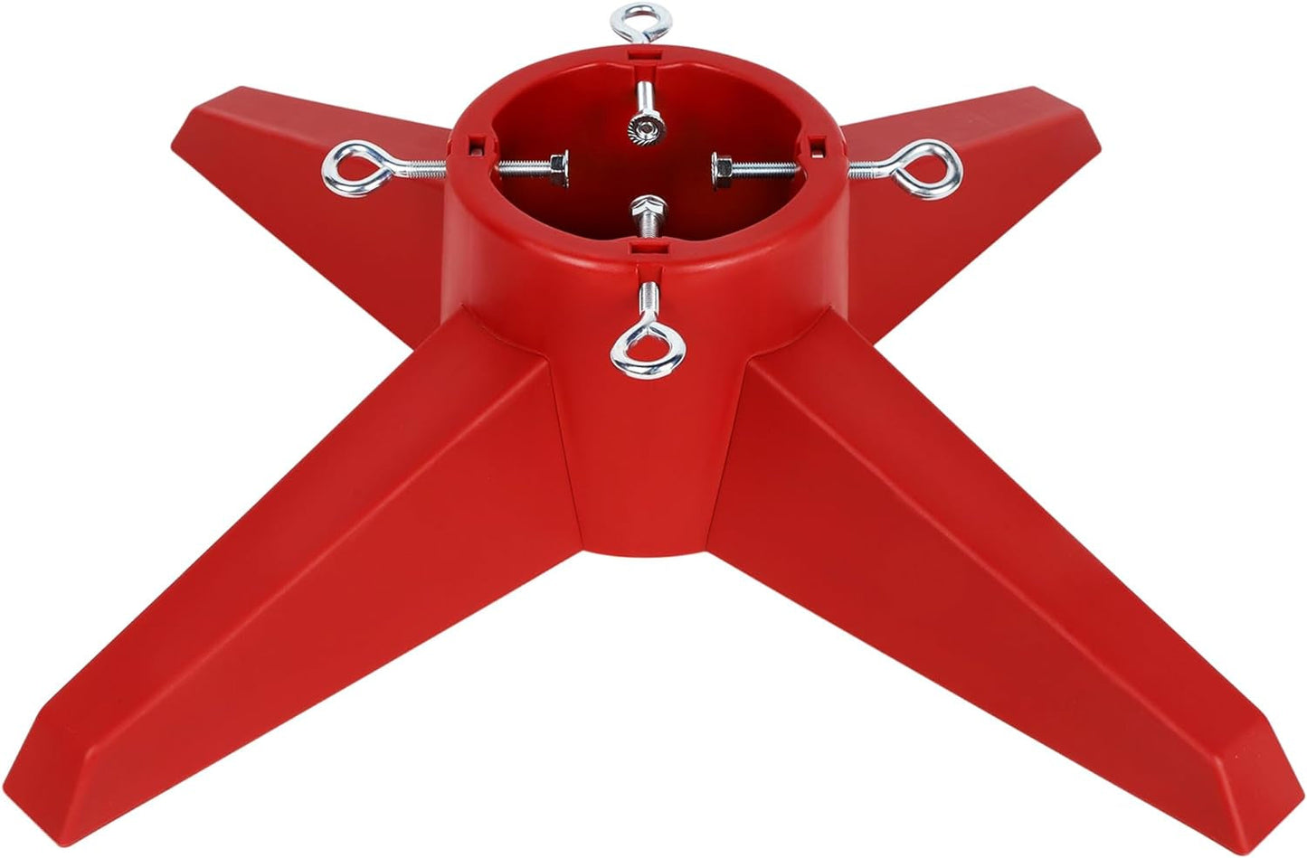 Blissun Christmas Tree Stand, Xmas Tree Base Stand, Christmas Tree Holder for Real Trees, Green Home & Garden > Decor > Seasonal & Holiday Decorations Blissun Red