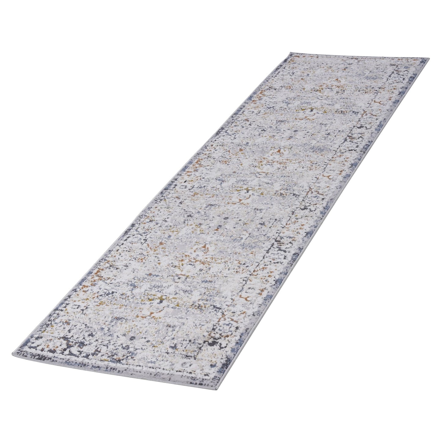 Payas Ivory - Grey Runner Rug Size 2'2'' x 8'
