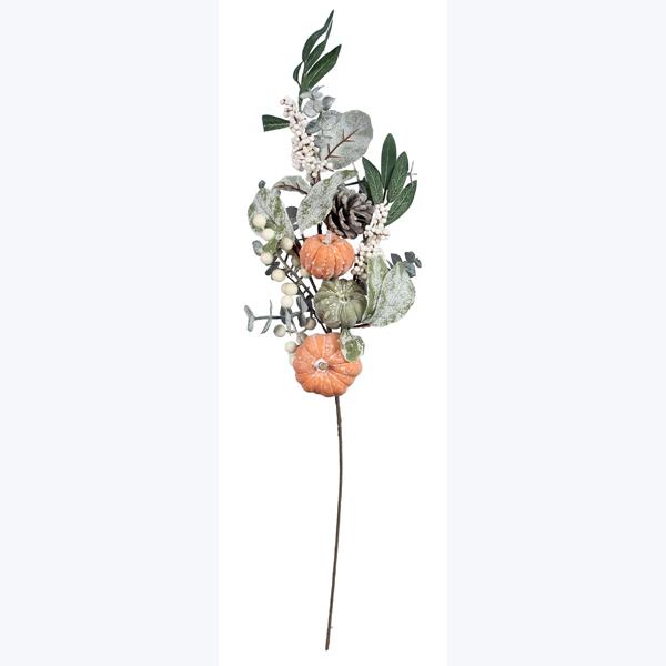 Farm Market Fall Artificial Stem with Pumpkin