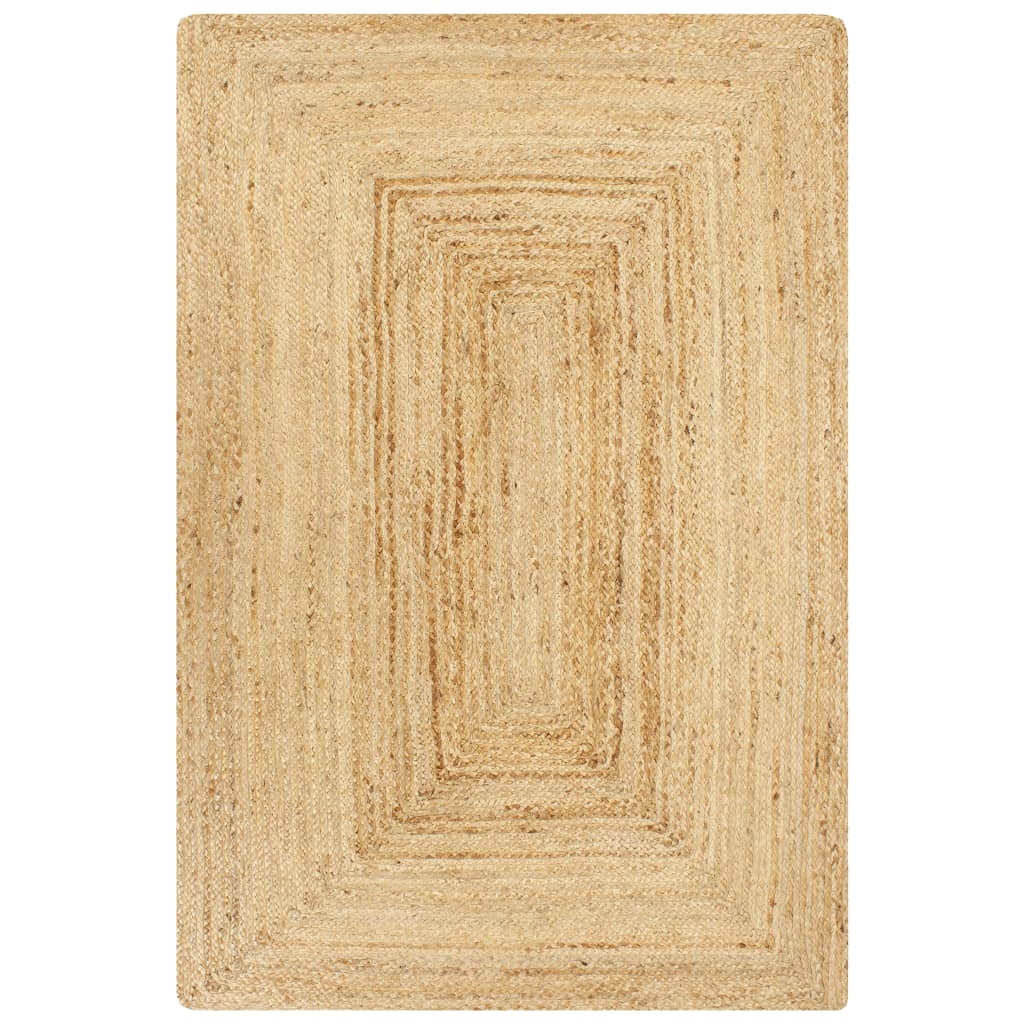 Handmade Rug Jute Natural 80x160 cm