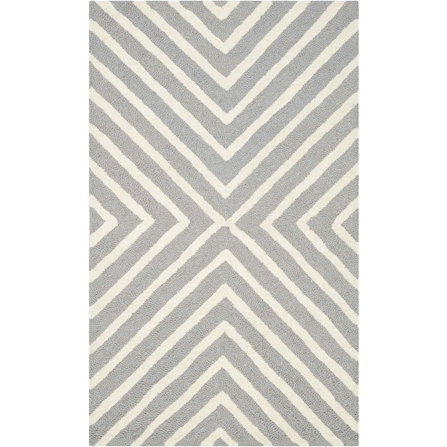 Safavieh Cambridge Collection CAM129A Handcrafted Moroccan Geometric Premium Wool Area Rug