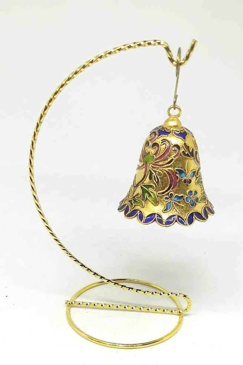 Home for ALL the Holidays Twisted Gold-Toned Ornament Stand (9 Inch)