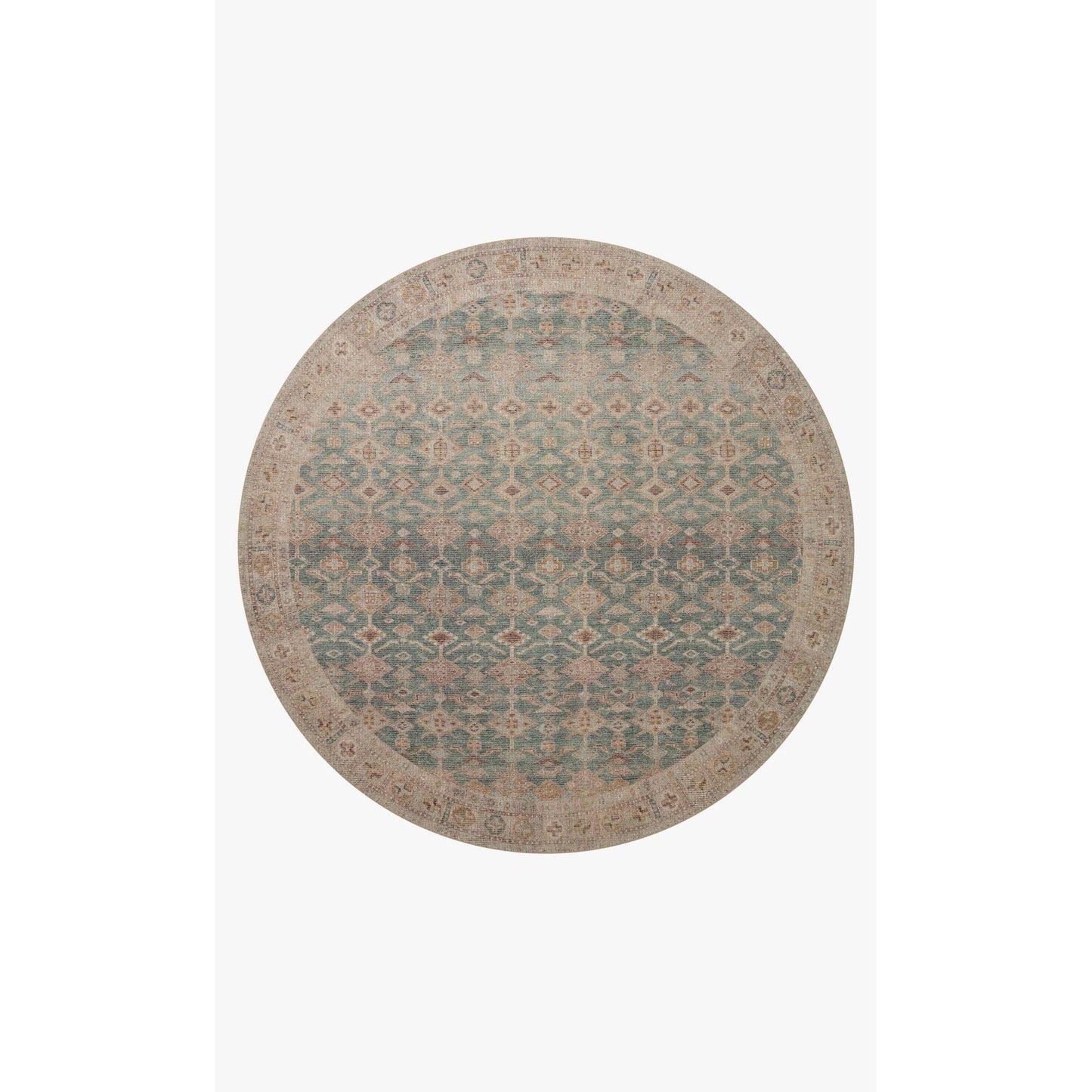 Aubrey Aqua / Sand Rug | Angela Rose x Loloi