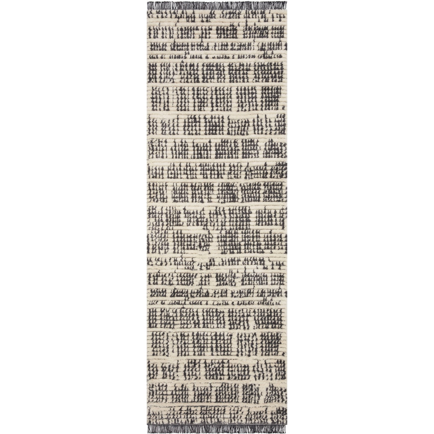 Alice Cream / Charcoal II Rug | Chris Loves Julia x Loloi