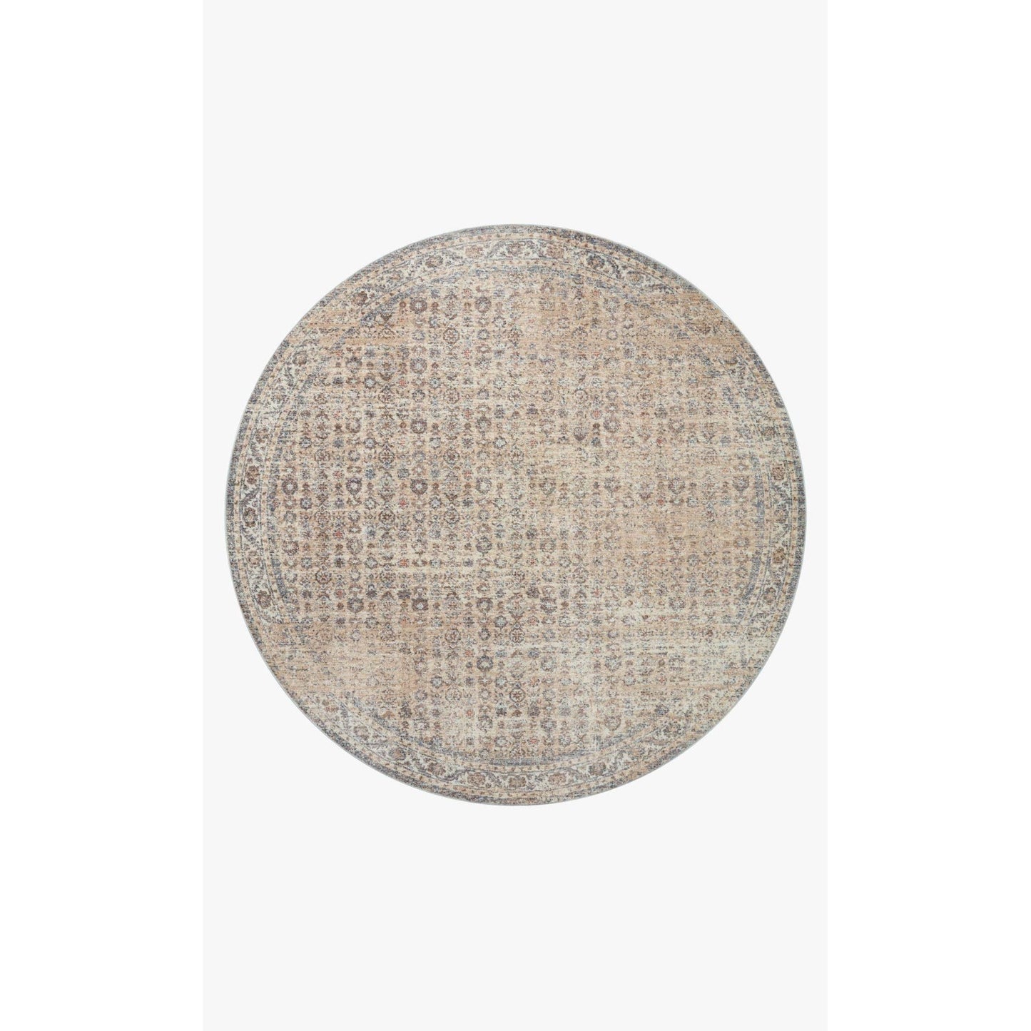 Blake Beige / Denim Rug | Angela Rose x Loloi