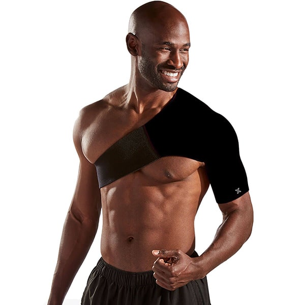 Body Helix Adjustable Shoulder Compression Wrap Black Left