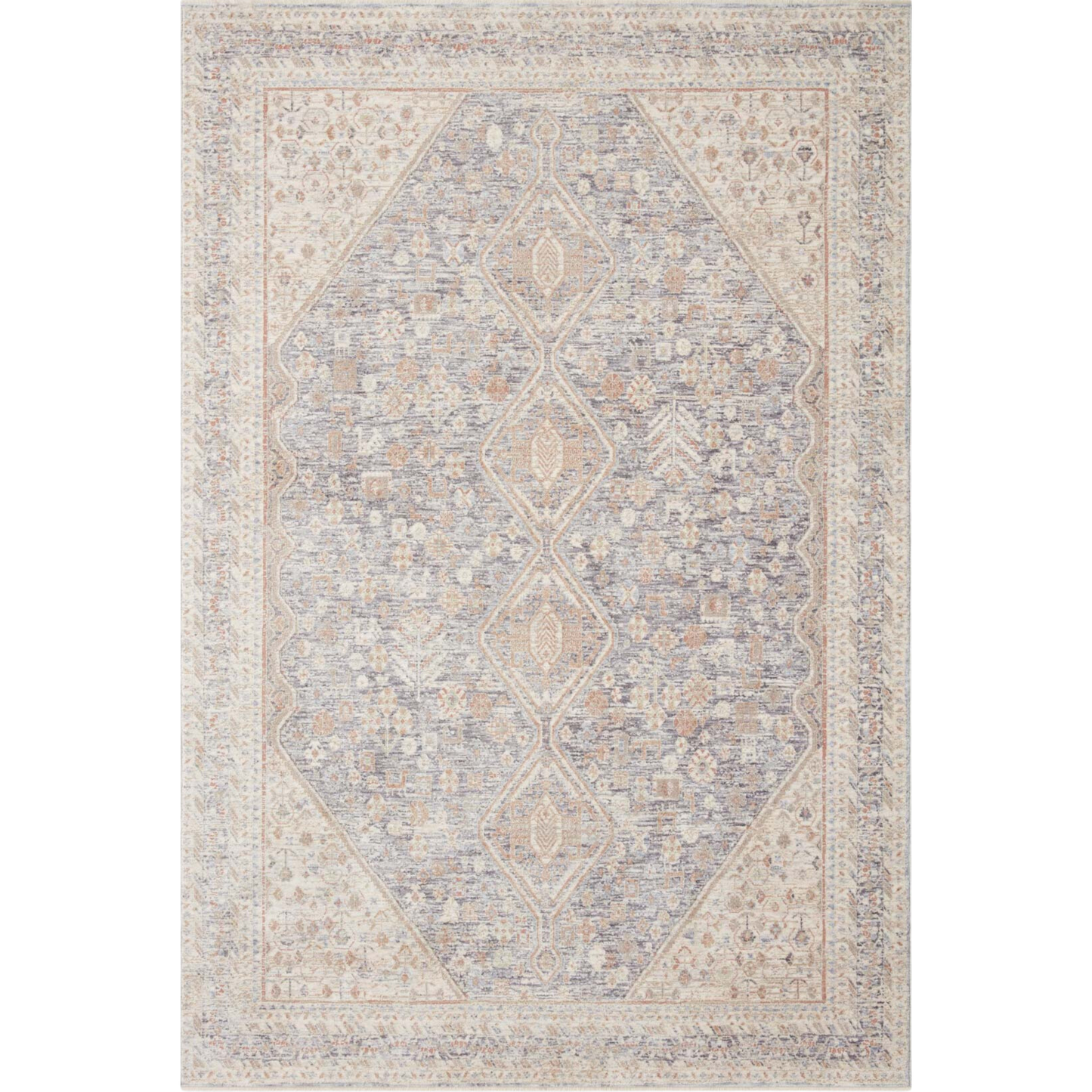 Carlisle Blue / Ivory Rug | Magnolia Home by Joanna Gaines x Loloi