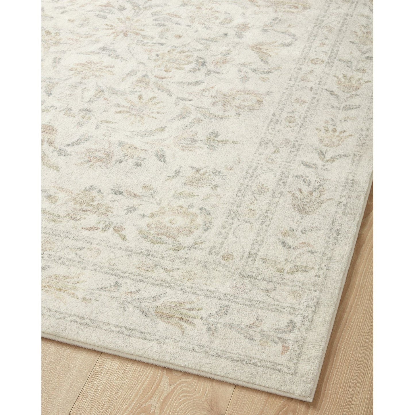 Courtyard Lily Yellow / Multi Rug | Rifle Paper Co. x Loloi