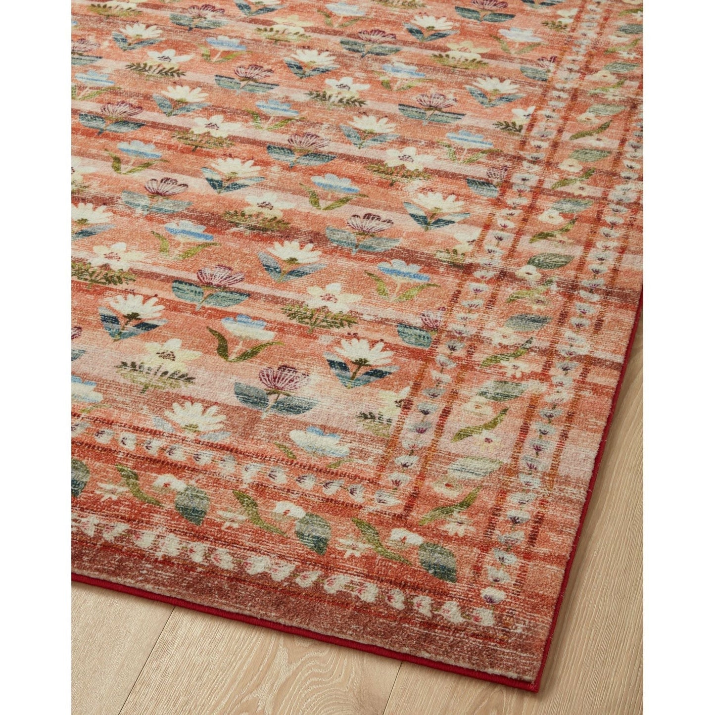 Courtyard Hadley Terracotta Rug | Rifle Paper Co. x Loloi