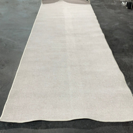Well Woven Plain Solid Modern Solid Flat-Weave Ivory Area Rug Rug Size: Runner 2'3" x 7'3"