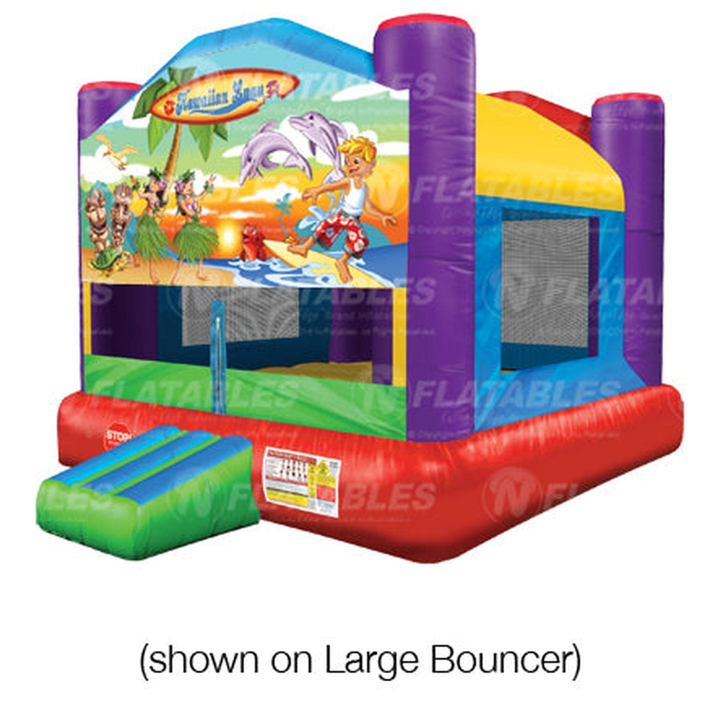 Hawaiian Luau Removable Art Panel