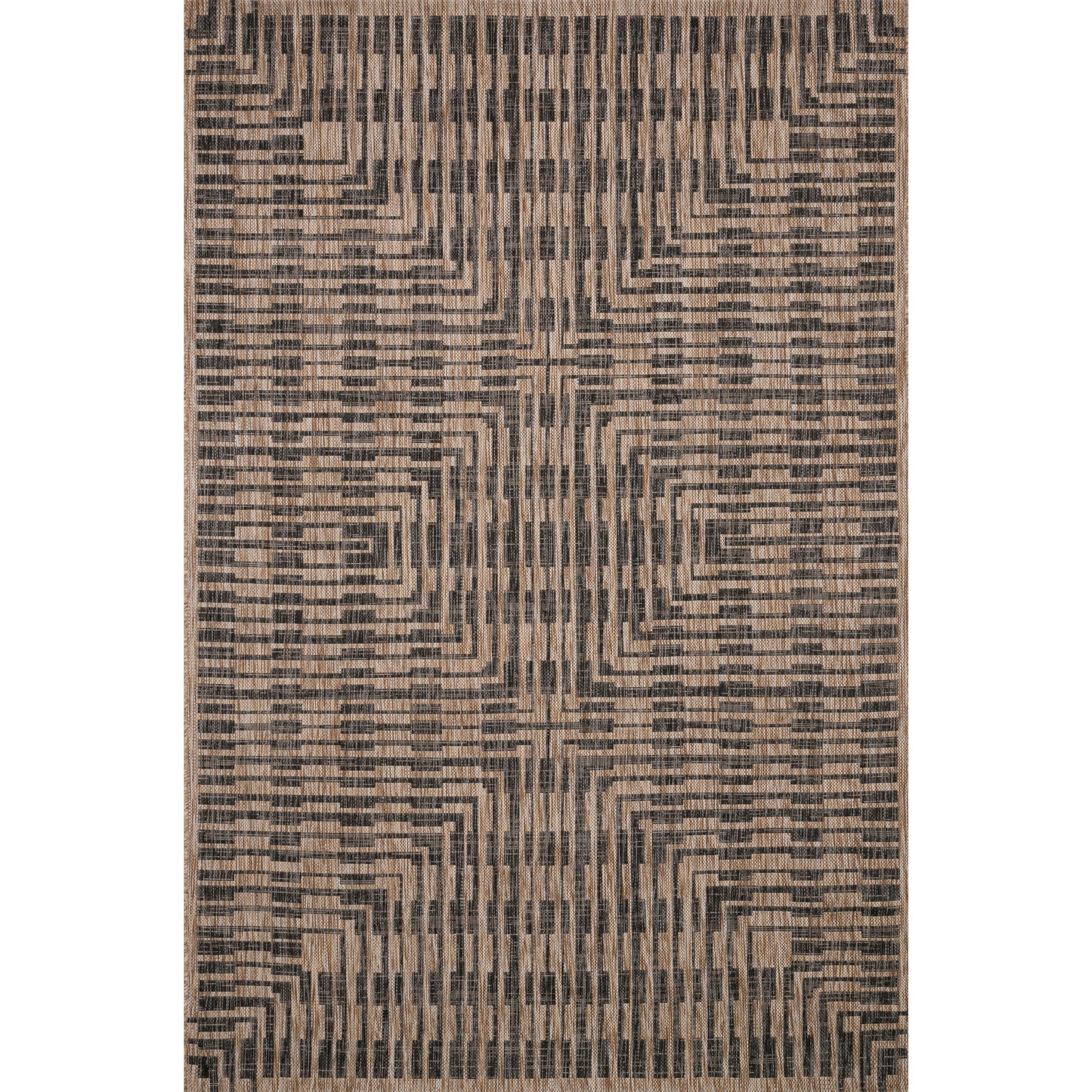 Isle Brown / Black Rug