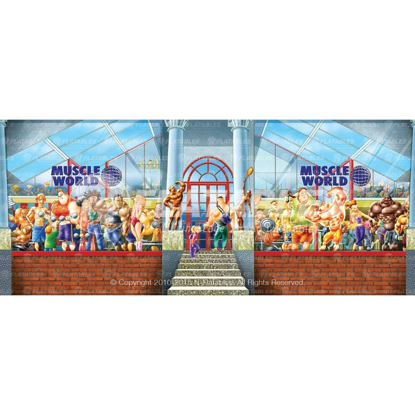 Muscle World Removable Art Panel