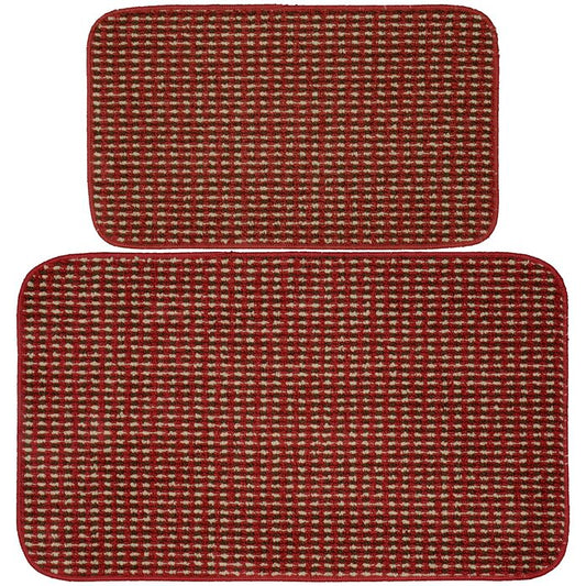 Perseus 2 Piece Kitchen Mat SetColor: Chili Red