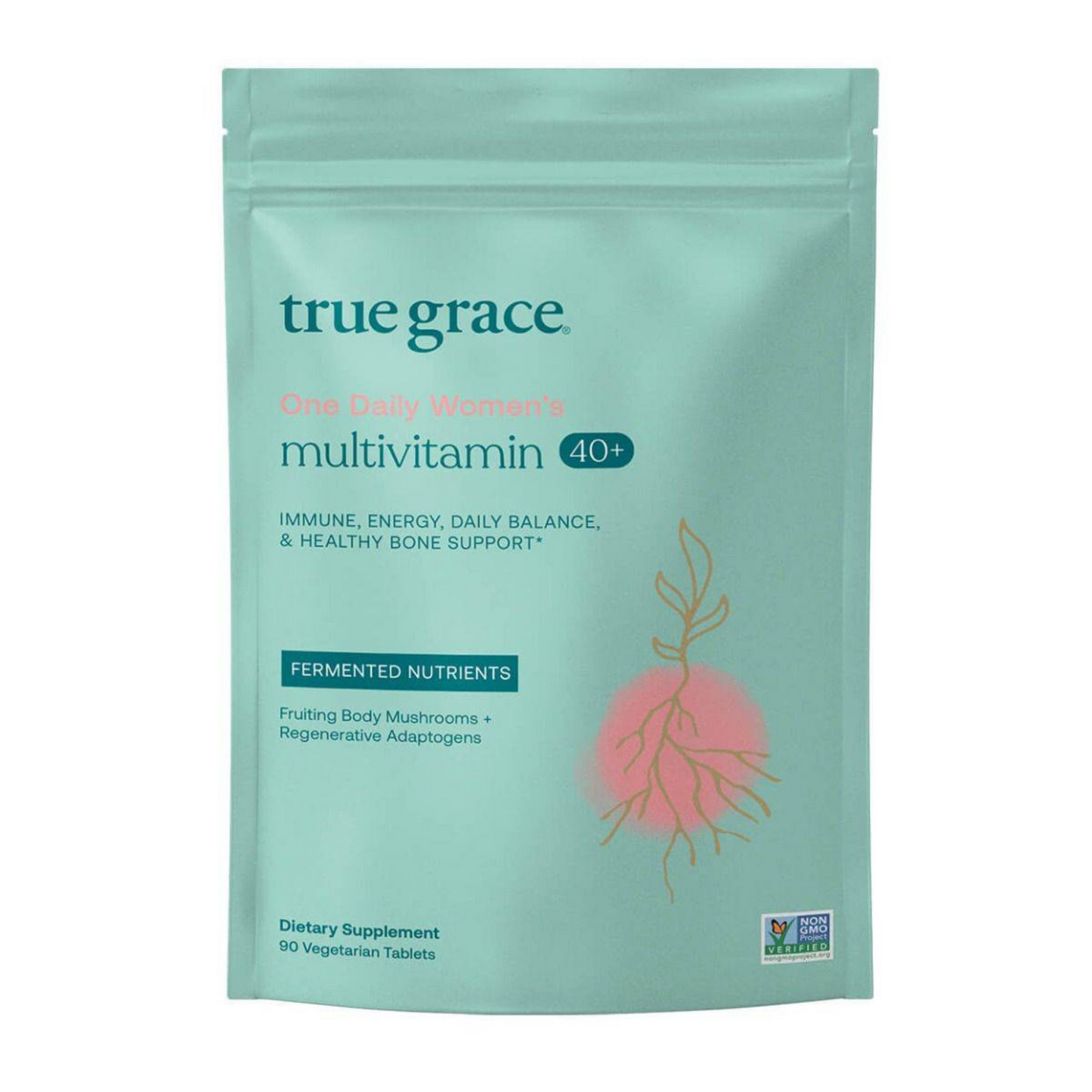 True Grace Women's 40+ One Daily Multivitamin Refill Pouch (90 count) #10084697