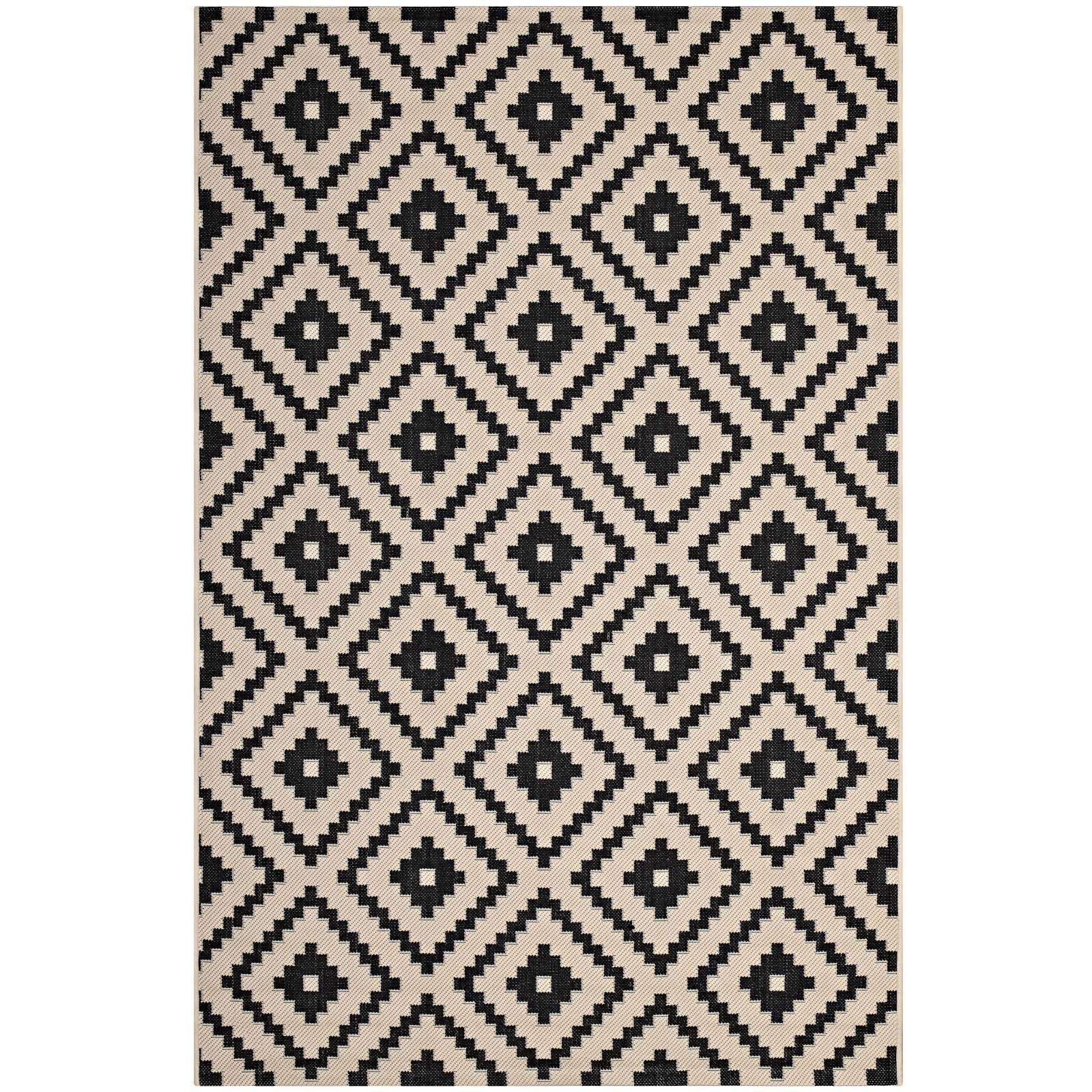 Perplex  Geometric Diamond Trellis Indoor and Outdoor Area Rug - East Shore Modern Home Furnishings
