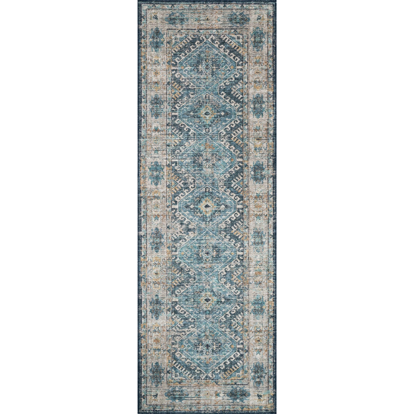 Skye Denim / Natural Rug