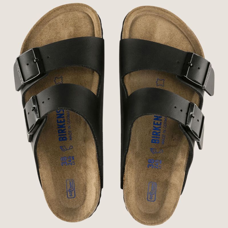 Birkenstock Arizona Birko-Flor Regular (Soft Footbed + Suede Lined)