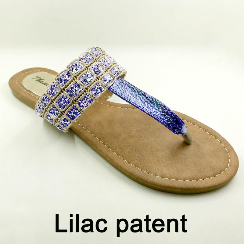 2023 Summer Style Women Sandals Fashion Leopard Flats Flip Flops