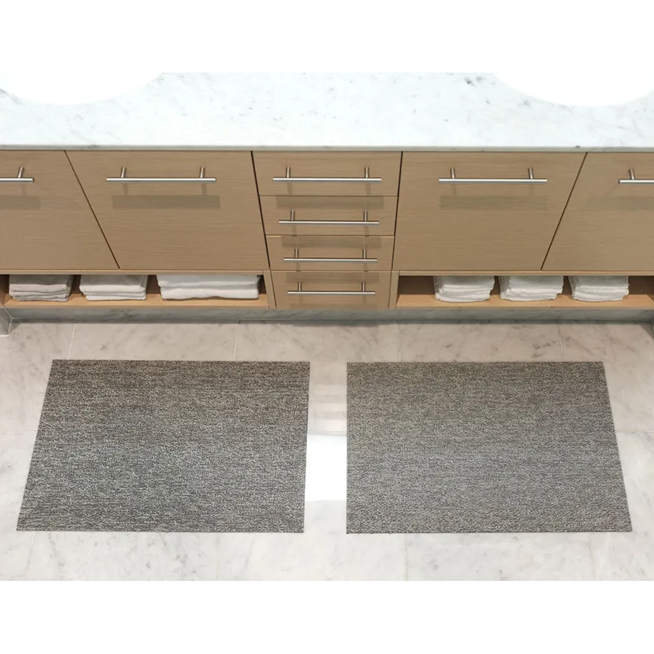 Chilewich Indoor/Outdoor Shag Heathered Floor Mat - Blush