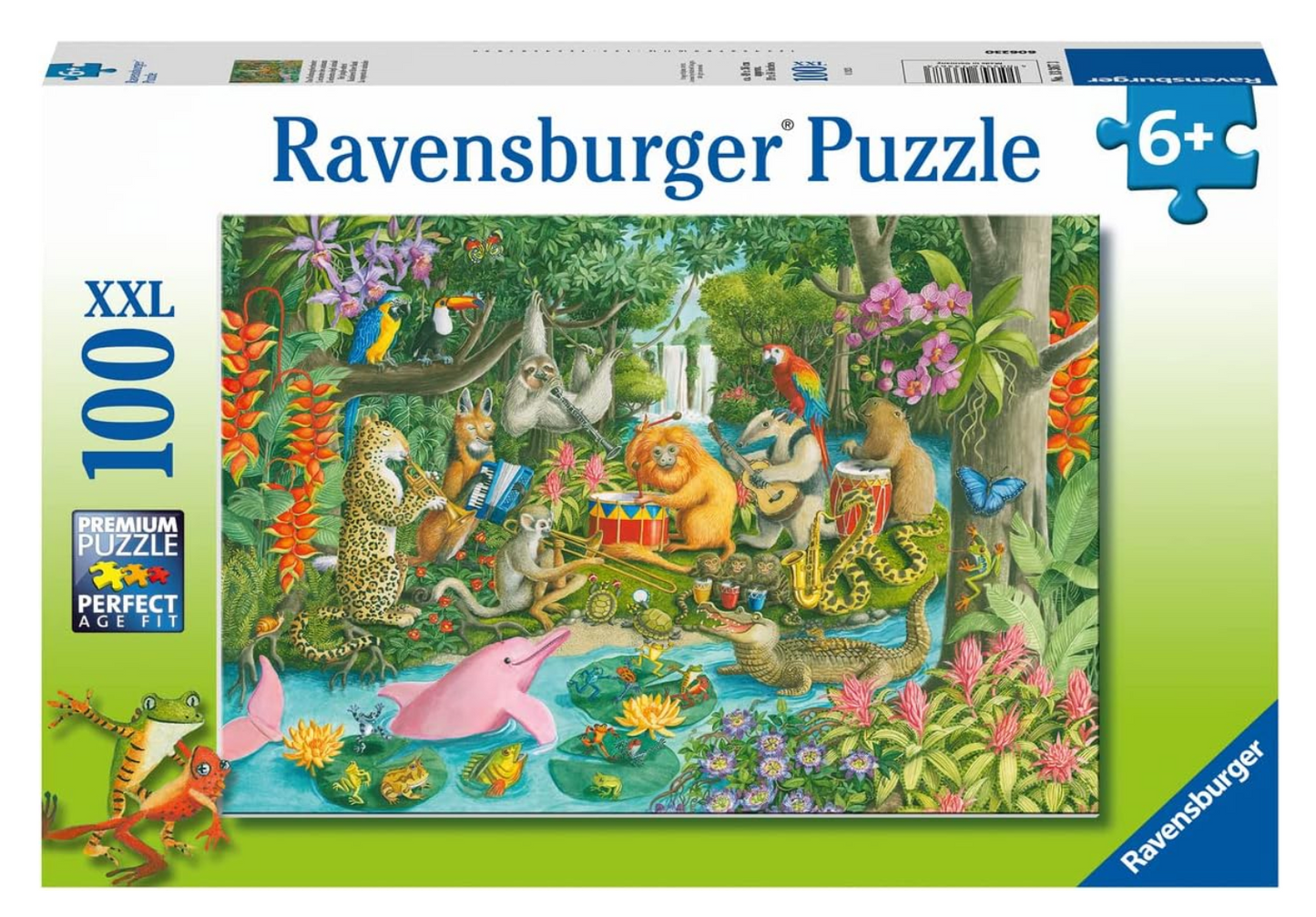 Ravensburger Rainforest River Band Puzzle 100 pieces