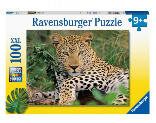 Ravensburger Lounging Leopard Puzzle 100 pieces
