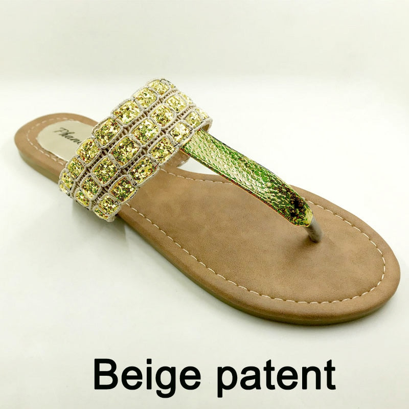 2023 Summer Style Women Sandals Fashion Leopard Flats Flip Flops