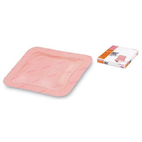 Allevyn Gentle Border Smith & Nephew Foam Dressing: 5" x 5", 10 Count, Sterile Pink 82757014