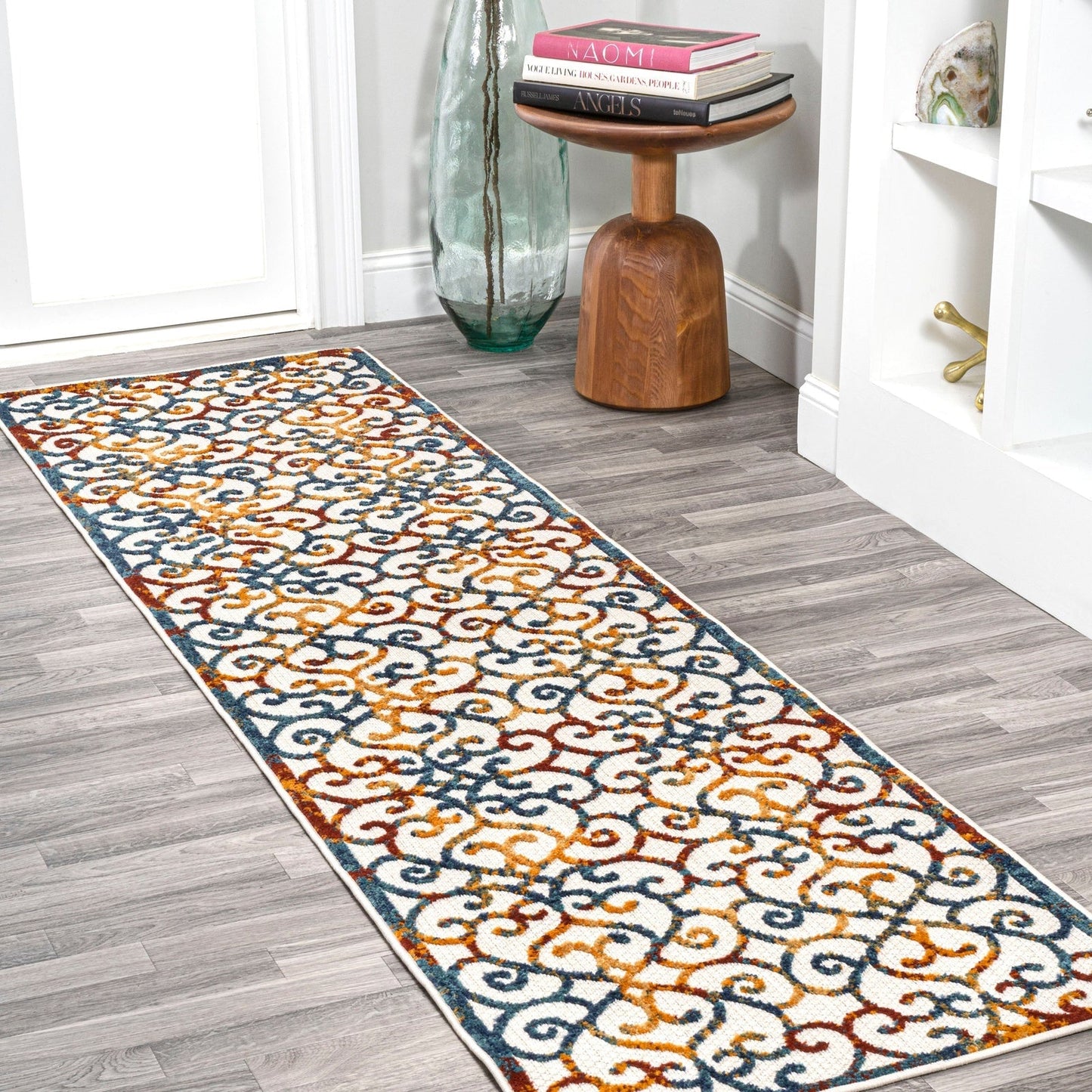 Atrani Scroll Trellis Indoor/Outdoor Area Rug - Pier 1