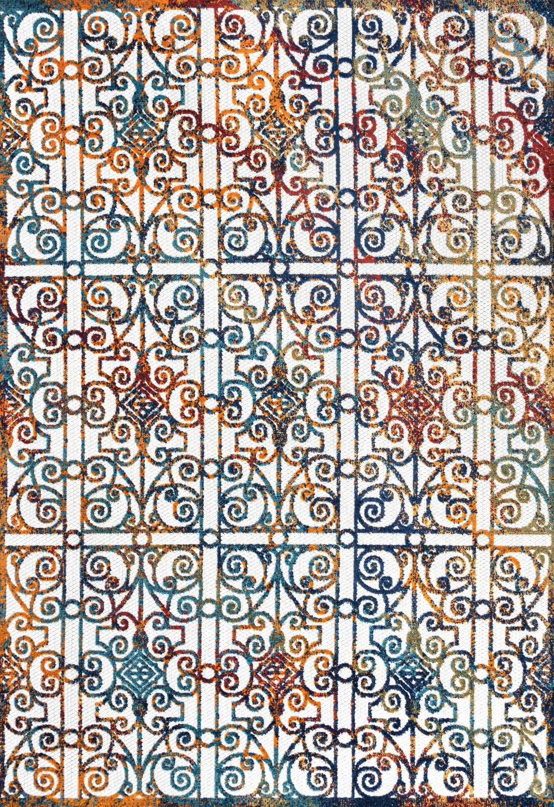 Cetara Ornate Trellis Indoor/Outdoor Area Rug - Pier 1