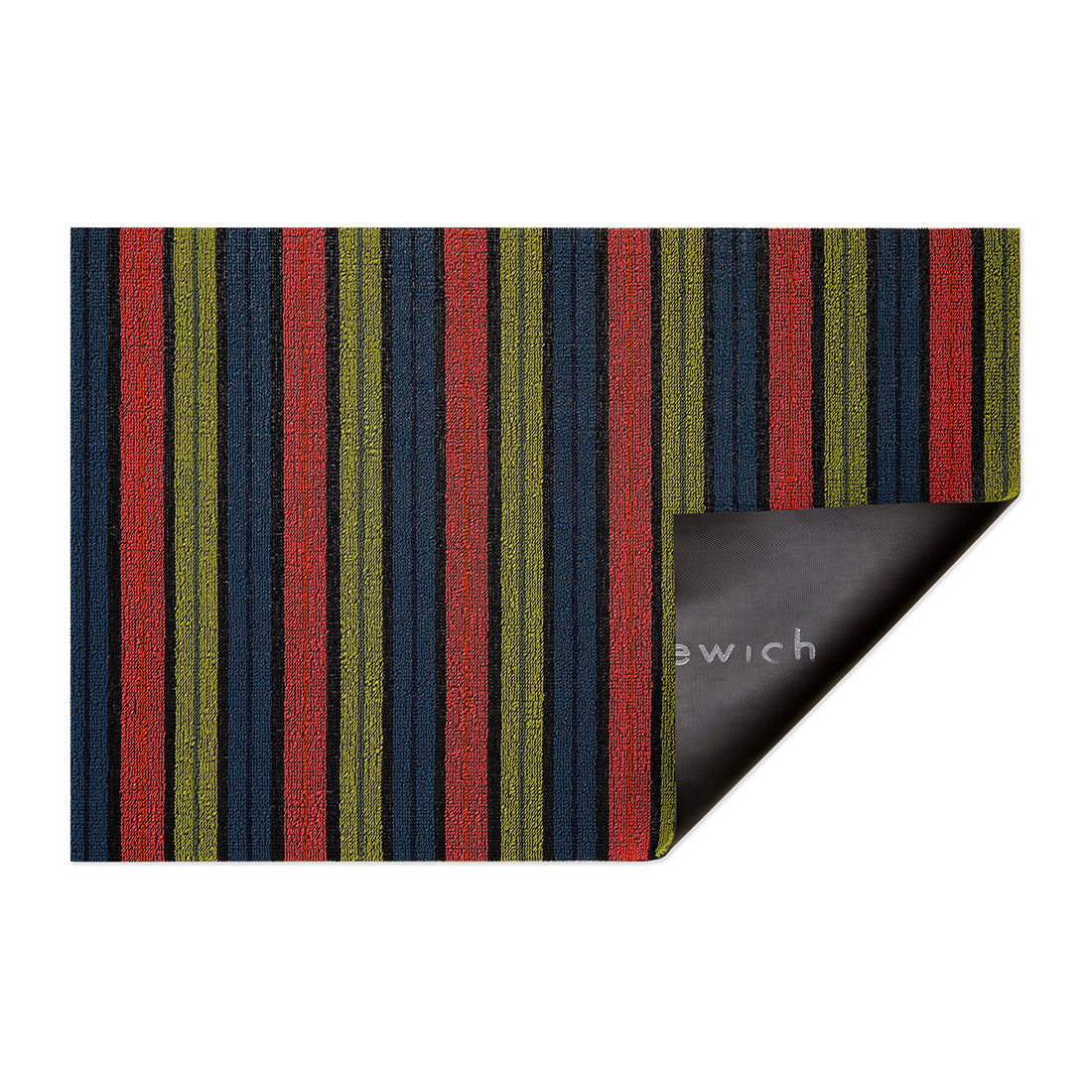 Ribbon Stripe Shag Mat