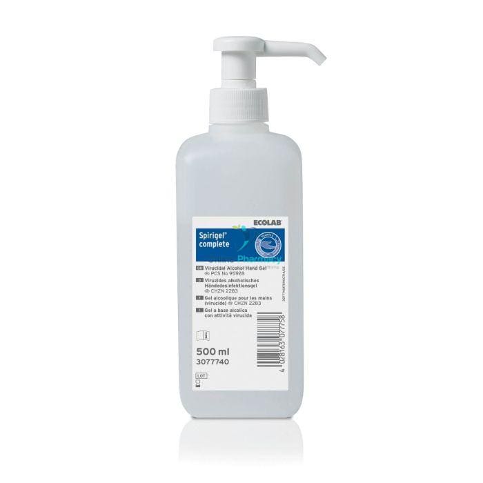 Ecolab Spirigel Complete Alcohol Hand Gel Pump - 500ml