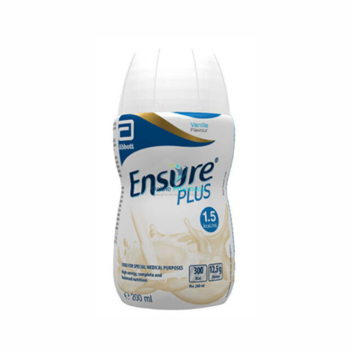 Ensure Plus Vanilla Nutritional Drink Bottle - 200ml / 30 x 200ml Case