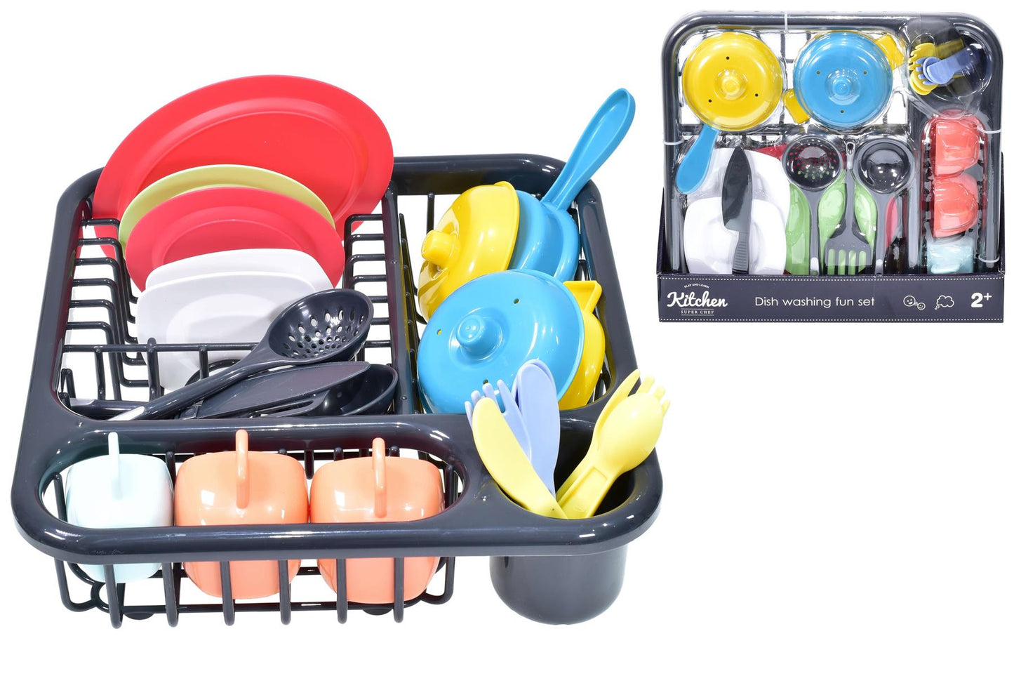 Children's Play and Learn Pretend Dish Washing Fun Set