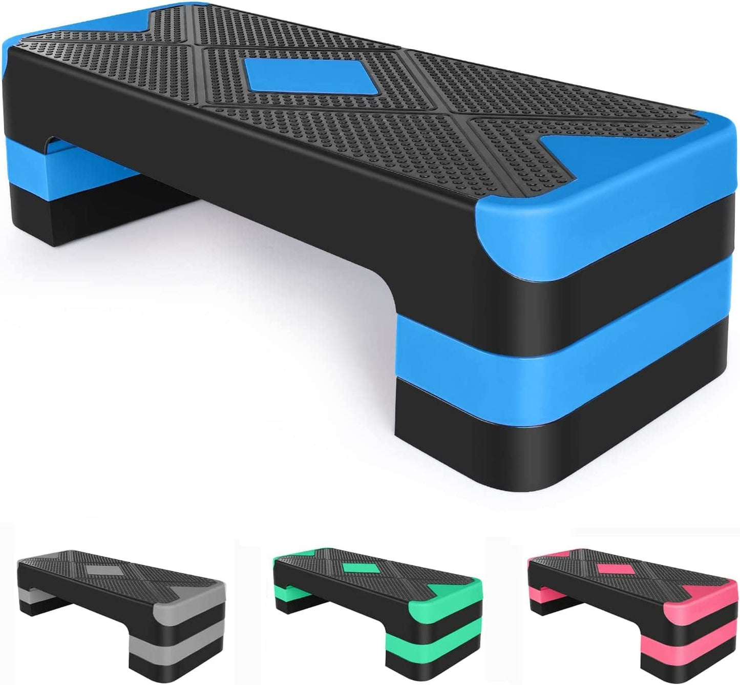 Haokang Adjustabl Aerobic Stepper Fitness Step Platform Health Workout for Sports Training