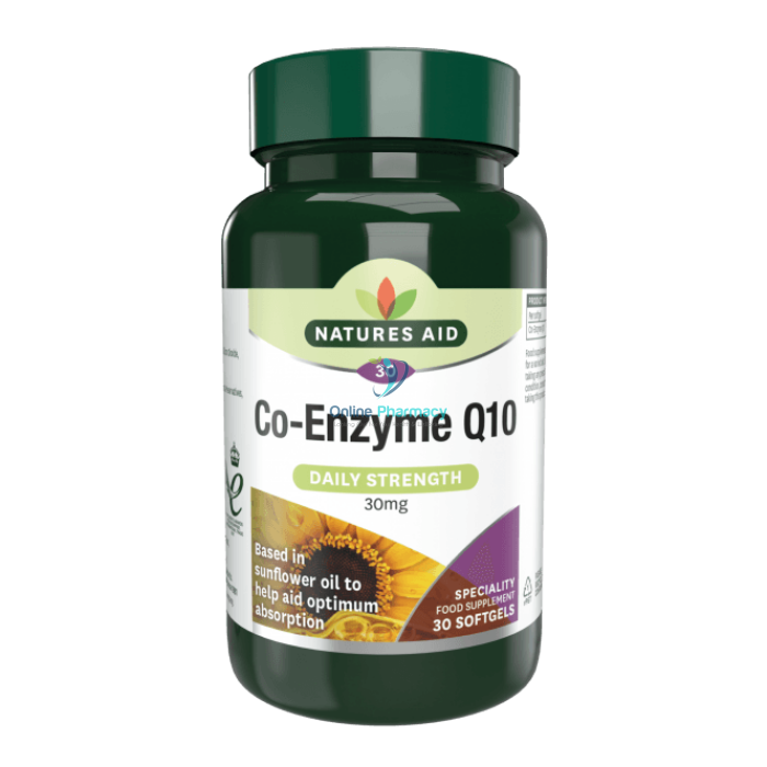 Natures Aid Co-Enzyme Q10 30mg - 30 Pack