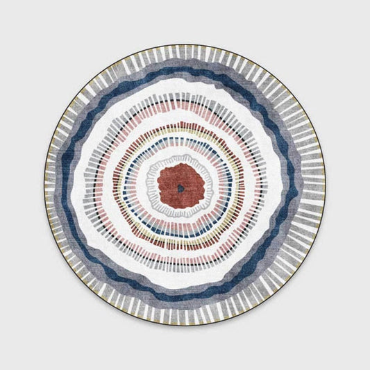 Irregular Geometer Large Floor Round Carpet