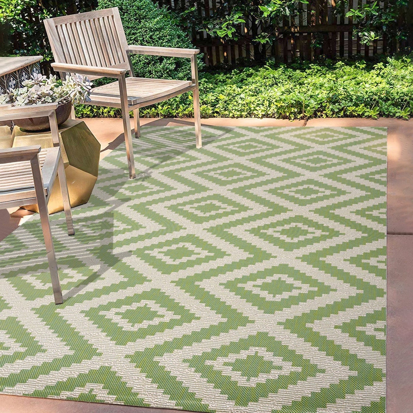 Sintra Diamond Tribal Indoor/Outdoor Area Rug - Rugs