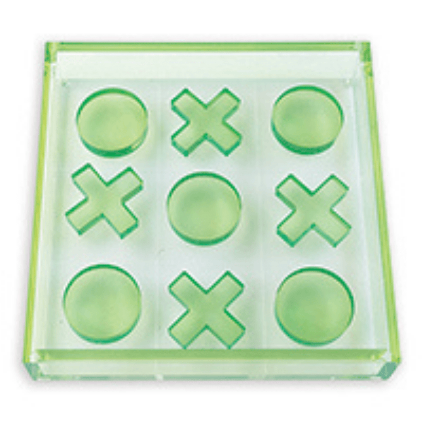 Tic-Tac-Toe Green Game Set
