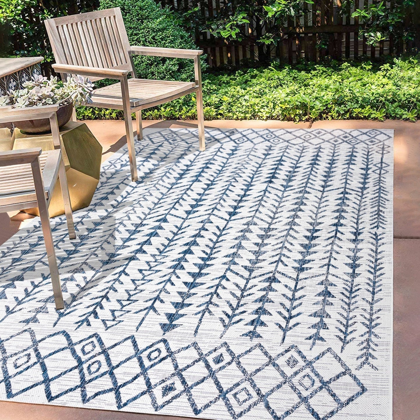Tokay Bohemian Geometric Indoor/Outdoor Area Rug - Rugs