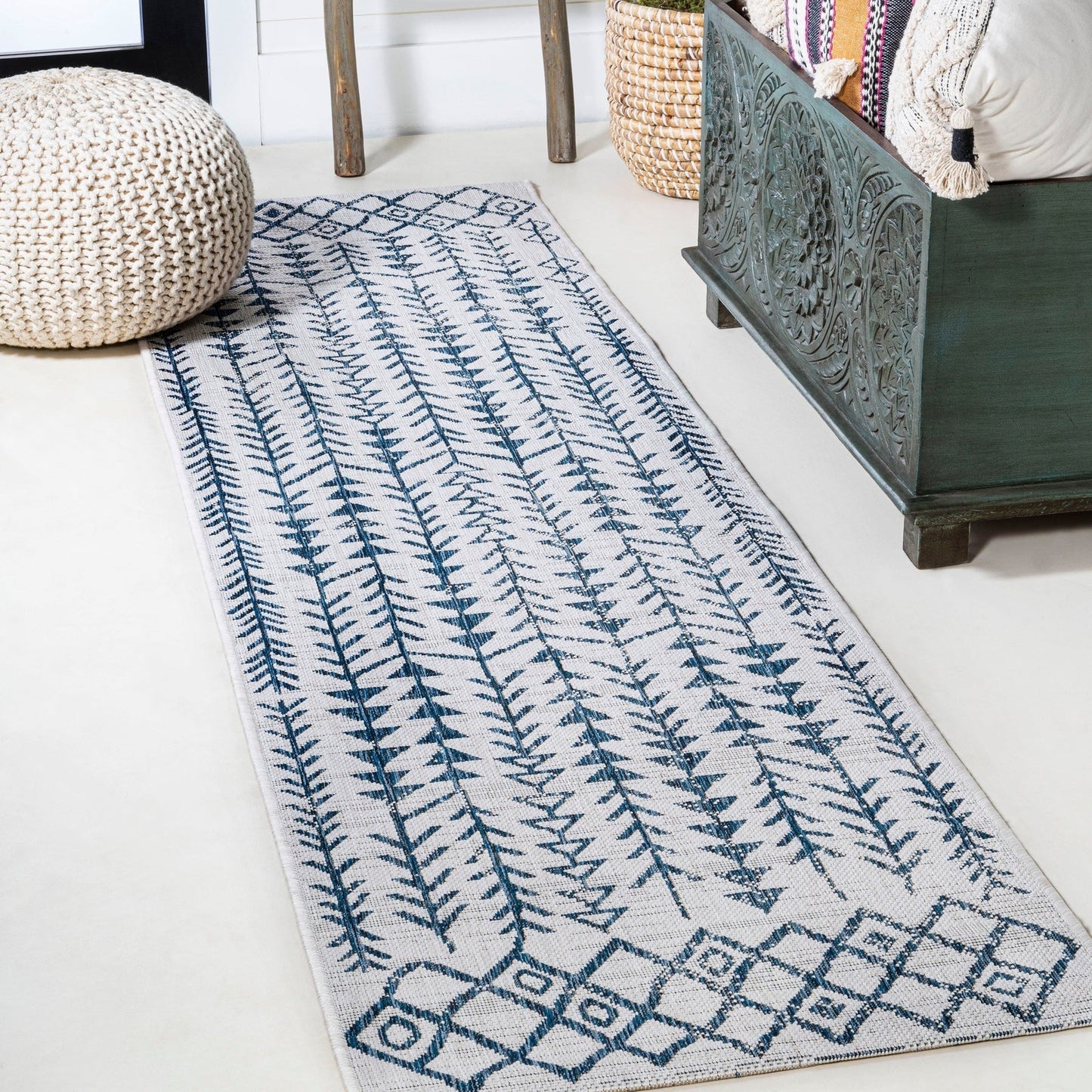 Tokay Bohemian Geometric Indoor/Outdoor Area Rug - Rugs